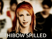 Thibow Spilled GIF - Thibow Spilled Paramore GIFs