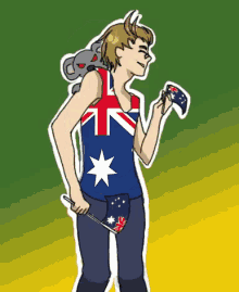 Flag Hetalia GIF - Flag Hetalia Australia GIFs