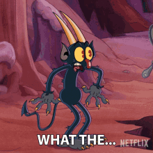 What The Devil GIF - What The Devil The Cuphead Show GIFs