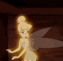 Tinker Bell Eaves Dropping GIF - Tinker Bell Eaves Dropping Listening GIFs