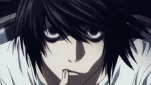 a close up of a person 's face with the word neogahara on the bottom