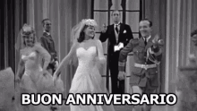 Matrimonio Anniversario Sposi Ballare Festa GIF - Wedding Anniversary Marriage GIFs