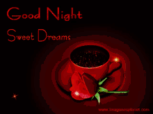 Good Night Sweet Dreams GIF - Good Night Sweet Dreams Coffee GIFs