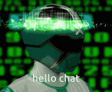 Hello Chat Green Ranger GIF - Hello Chat Green Ranger Time Force GIFs
