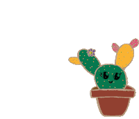 Cacti Cuti Sticker - Cacti Cuti Cute Cacti Stickers