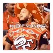 niners 49ers im off monday