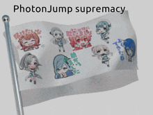 a picture of a flag that says photon jump supremacy on it
