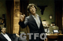 Sherlock GIF - Gtfo Sherlock Benedict Cumberbatch GIFs