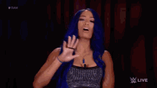 Sasha Banks Wwe GIF - Sasha Banks Wwe Blue Hair GIFs