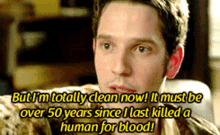 Ive Been Clean Of Blood For Over50years Now Hal Taljing With Lady Marry The Ghost GIF - Ive Been Clean Of Blood For Over50years Now Hal Taljing With Lady Marry The Ghost Hal Yorke GIFs