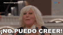No Puedo Creer Luisa Albinoni GIF - No Puedo Creer Luisa Albinoni Masterchef Argentina GIFs