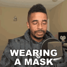 Wearing A Mask Raynday Gaming GIF - Wearing A Mask Raynday Gaming Evdog805 GIFs