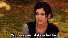 You'Re A Regulation Hottie - Lizzie Caplan - Mean Girls GIF