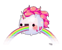 Puke Unicorn GIF - Puke Unicorn Rainbow GIFs