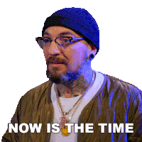Now Is The Time Dj Tambe Sticker - Now Is The Time Dj Tambe Ink Master Stickers