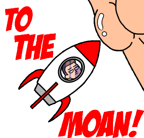 Whosji Moan Sticker - Whosji Moan To The Moon Stickers