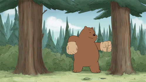 Punch Grizzly Bear GIF - Punch Grizzly Bear We Bare Bears - Discover &  Share GIFs