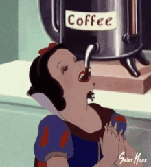 Coffee Snow White GIF - Coffee Snow White Caffeine GIFs