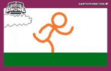 a picture of a stick figure with the words garticphone.com below it