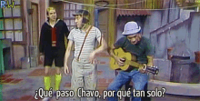 Saludo De Quico GIF - El Chavo Neighbors Guitar GIFs