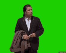 John Travolta Green Screen GIF - John Travolta Green Screen Pulp Fiction GIFs