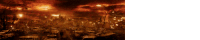 a picture of a city on fire with a white background