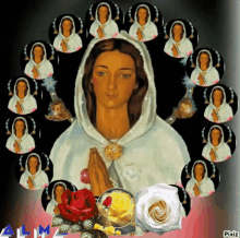 Rosa Mistica Virgin Mary GIF - Rosa Mistica Virgin Mary Pray GIFs