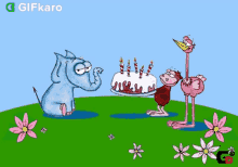 Blow The Candles Gifkaro GIF - Blow The Candles Gifkaro Blow Out The Birthday Candles GIFs