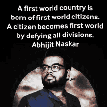 Abhijit Naskar Naskar GIF - Abhijit Naskar Naskar First World Country GIFs