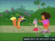 Swiper, No Swiping! GIF - Dora Dora The Explorer Boots GIFs