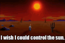 I Wish I Could Control The Sun GIF - Thesimpsons GIFs
