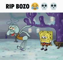 Rip Bozo Bozo GIF - Rip Bozo Bozo Spongebob GIFs