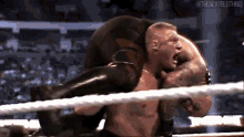Brock Lesnar Wrestle Mania GIF - Brock Lesnar Wrestle Mania Wrestling GIFs