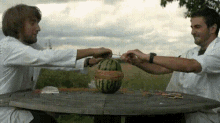 Rubber Bands And Water Melon - Slow GIF