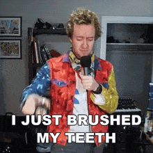 I Just Brushed My Teeth Peter Deligdisch GIF - I Just Brushed My Teeth Peter Deligdisch Peter Draws GIFs