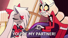You'Re My Partner Charlie Morningstar GIF - You'Re My Partner Charlie Morningstar Hazbin Hotel GIFs