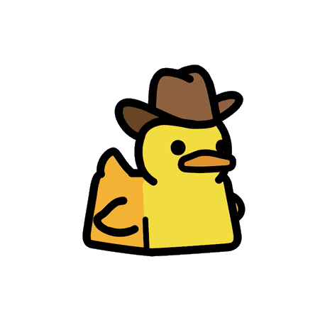 Duckey Rubber Duck Sticker - Duckey Duck Rubber Duck Stickers