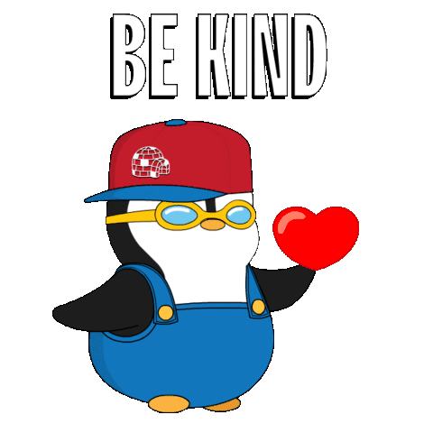 Love Heart Sticker - Love Heart Penguin Stickers
