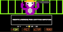 a video game with a purple character with a gun