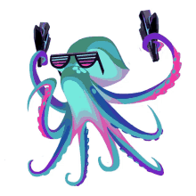 radianite octopus spray valorant octopus in shades cool octopus in game sprays