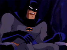 Batman Facepalm - Batman GIF - Batman Animated Series Warner Brothers GIFs