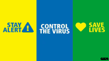 Stay Alert Control The Virus GIF - Stay Alert Control The Virus Save Lives GIFs