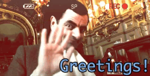 Greetings Mr Bean GIF