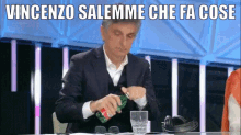vincenzo salemme che fa cose water bottle thirsty tale e quale show