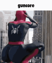 Guncore Spiderman GIF - Guncore Spiderman Fart GIFs