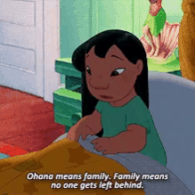 lilo ohana lilo and stitch ohana means family family