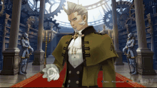 The Great Ace Attorney Lord Stronghart GIF - The Great Ace Attorney Lord Stronghart Welcome To London GIFs