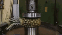 Pineapple Squeeze GIF - Pineapple Squeeze Push Out Water GIFs