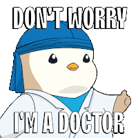 Doctor Penguin Sticker - Doctor Penguin Hospital Stickers