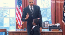 Kid President Meets President GIF - High Five Obama President GIFs